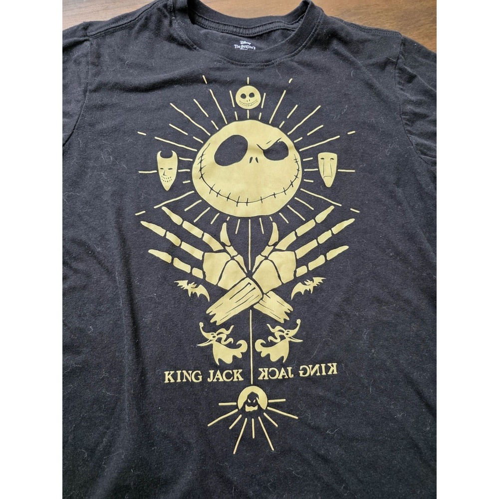 Disney Nightmare Before Christmas Kids Shirt Size 14/16 King Jack on front - Picture 3 of 9